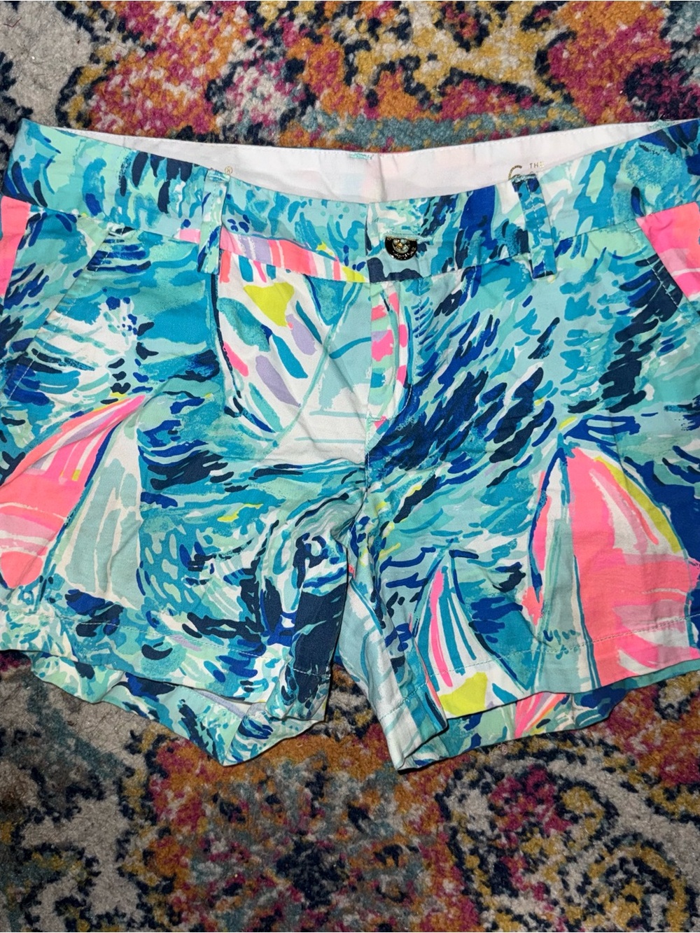 Lilly Pulitzer Callahan Shorts in Hey Bay Bay